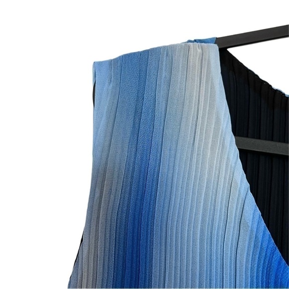 Caeliann Accordian Pleated Coastal Beach Coral Reef Ocean Aquatic Sundress Large - Picture 5 of 8